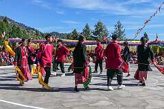 A Monpa group dance by students.