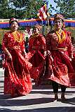 Young women perform a Gorkha group dance.