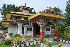 The Gompa Buddhist Temple, the Centre for Buddhist Studies; it was consecrated on 15 December 1996 by the 14th Dalai Lama.