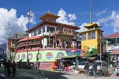 The Old Market Gompa, a small monastery in the centre of town.