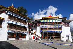The main court with the Dukhang, the main hall in Tawang Galdan Namgye Lhatse, Tawang Monastery.