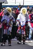 Masked dancers, in the Carnival Parade on the first day of the Tawang Festival.