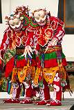 Masked dancers during a spiritual dance at the Drub-chod-Chen-Mo Cum Bomdila Torgya.
