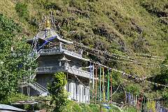 The Samten Yeshi Choling Monastery, 34 kilometres east of Bomdila.