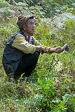 Millo Nyime, a Nyibus, a Danyi Piilo (Donyi Polo), saying prayers near Tajang Village.