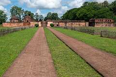 Talatal Ghar, a royal palace of the Ahom Kings, built by King Rajeswar Singha, who ruled from 1751 tp 1769.