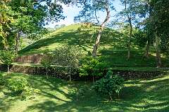 Maidan No.3, one of the Maidans, burial mounds of the Ahom Kings in Charaideo.