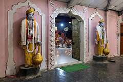 In the Sri Sri Auniati Satra, a significant Vaishnavite monastery in Majuli.