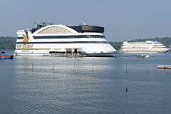 Big Daddy, a floating casino on the Mandovi River.