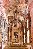 Interior of the Church of St. Francis of Assisi in Old Goa. It was built in 1661 by the Portuguese in the Portuguese Viceroyalty of India.