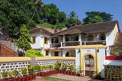 Portuguese architecture in the old quarter of Fontainhas.