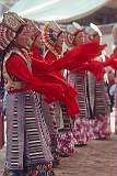 Women dancing, Tibetan Opera ("Lhamo").