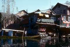 Houses and shops on the canal.