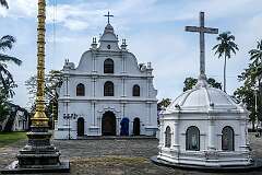 The Igreja da Nossa Senhora da Vida (Jeová Martha, Our Lady Of Life) Roman Catholic Church in Mattancherry, east of Fort Kochi.