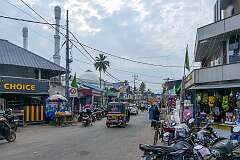 Paikkada Road in Andamukkam, Kollam (also known by its former name Quilon).