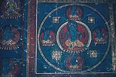 Wall painting of the Buddha at Alchi monastery.