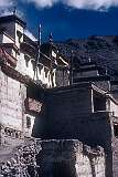 The buildings of Rizong Gompa, or Yuma Changchubling, a Yellow Hat Buddhist monastery.