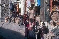 Shops in the bazaar of Leh.