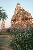 The Lakshmana temple in Khajuraho, once the religious capital of the Chandela Rajputs, who ruled this part of India, dating from 950 to 1050.