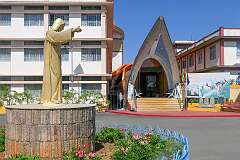The entrance to the Don Bosco Centre for Indigenous Cultures, Shillong.