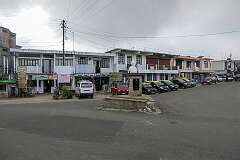 Taxis in the centre of the town of Cherrapunji (Sohra), 54 kilometres south of Shillong.