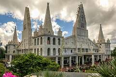 Solomon's Temple  in the northwest of Aizawl, built by the Kohhran Thianghlim (Holy Church), a non-denominational Christian group founded by Dr. L.B. Sailo in 1984.