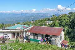View from the village of Reiek towards Aizawl.
