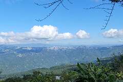 View to Aizawl from the village of Reiek.