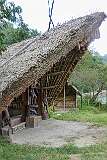 The Murung, traditional 'bachelors' dormitory' house of the Konyak Naga people in Kisama Heritage Village.