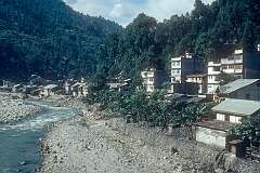 Singtam along the Teesta river.