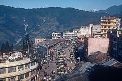 View across Mahatma Gandhi Marg, Gangtok.