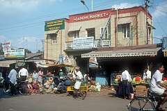 The Gandhi Market in Tiruchirappalli.