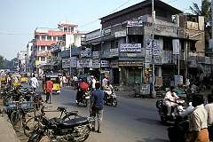 Triplicane High Road in Chennai (formerly Madras), capital of  Tamil Nadu.