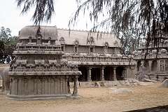 Nakula-Sahadeva Ratha, in the Pancha Rathas complex, dedicated to Indra and one of the five sculptured temples in the shape of chariots,