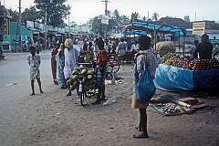 A fruit market in the town of Palani.