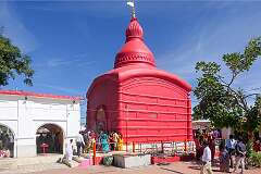 The Tripura Sundari Mandir in Udaipur, a Hindu temple of the Goddess Tripura Sundari, better known locally as Devi Tripureshwari.