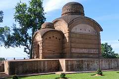 The Shri Bhubaneshwari Mandir, a Hindu temple dedicated to the goddess Bhubaneswari, built by Maharaja Govinda Manikya between 1667 and 1676 in Rajnagar, Udaipur.