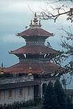 The Dhirdham Temple, a Nepali-style Hindu temple of Lord Shiva, south of the Darjeeling market centre.