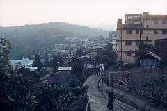 The road from Jangsa Gompa leading back into Kalimpong.