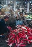 Weighing large turnips at Raja Dorjee Market.