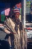 A man selling rope on the market in Kalimpong.