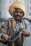 A snake charmer,Kolkata.