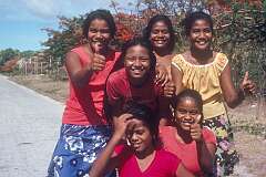 Six girls from Tabiang.