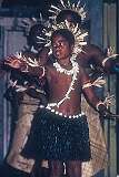 A young boy in a traditional dance of the Takaria Mautaake group in Betio.