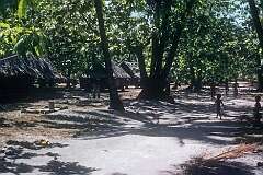 The village on Kiebu island, south of Aonbike and Tebua Tarawa islets, to the south of Makin island.