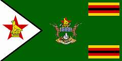 PRESIDENTIAL FLAG OF ZIMBABWE, 1987
