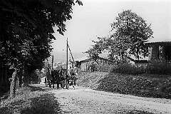 Samobor, Croatia - The road from Samobor Castle back to the town.