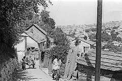 Sarajevo, Bosnia - Back streets of the upper town of Sarajevo.