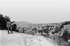 Sarajevo, Bosnia - View of Sarajevo from the upper city.