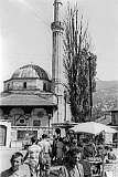 Sarajevo, Bosnia - The Baščaršijska Džamija or Havadža Duraka mosque, built in 1528.